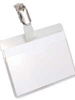 Durable Badge Durable 8106 met clip liggend open 60x90mm