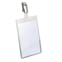 Badge Durable 8002 met clip staand gesloten 90x60mm