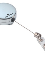 Durable Enrouleur Durable 8225 avec bouton-pression 80cm chrome