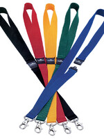 Durable Textielkoord Durable 8137 met karabijnhaak geel