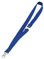 Durable Textielkoord Durable 8137 met karabijnhaak donkerblauw