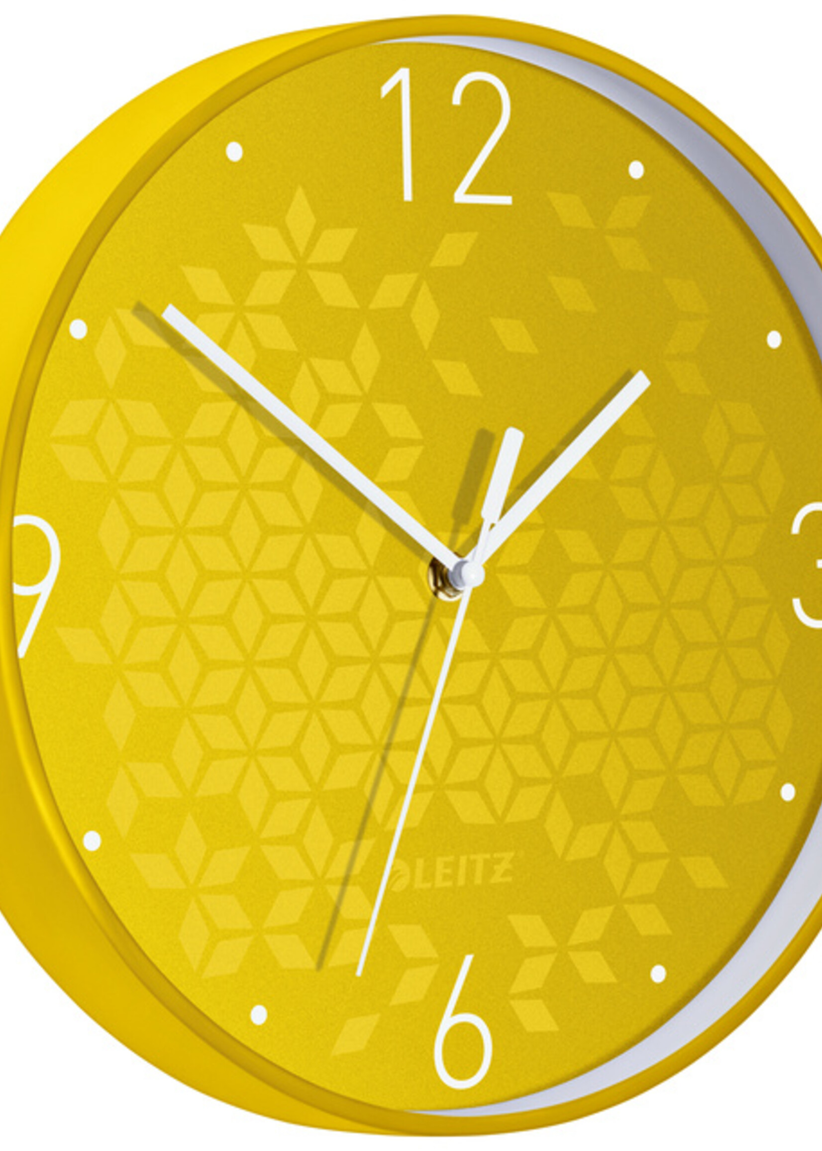 Leitz Horloge murale Leitz WOW jaune