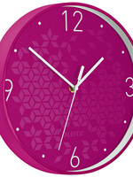 Leitz Wandklok Leitz WOW Ø29cm roze