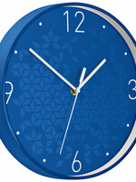Leitz Horloge murale Leitz WOW bleu