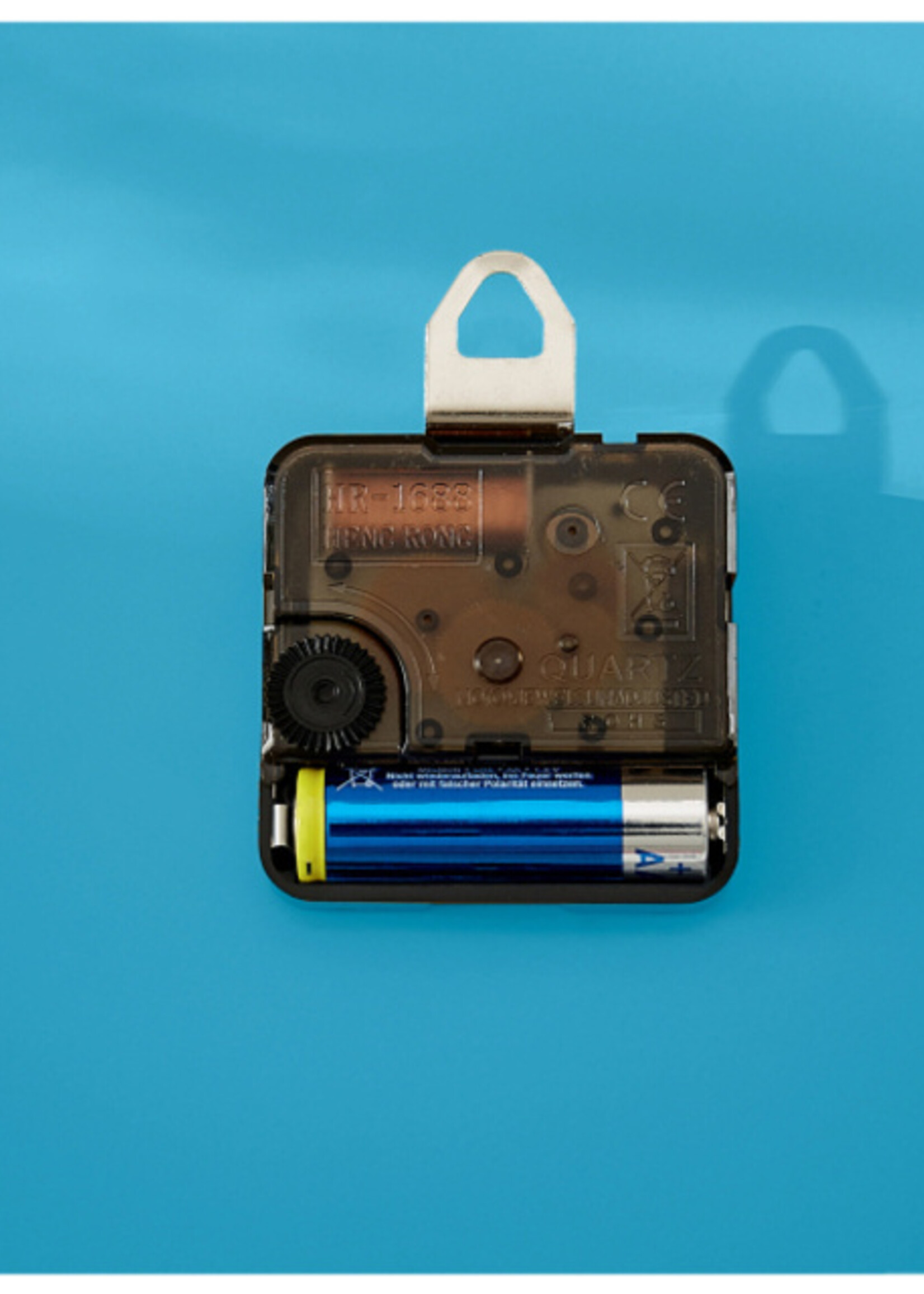 Leitz Horloge murale Leitz Cosy en verre bleu