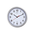 MAUL Horloge murale MAULrun quartz Ø25x5cm plastique argent/blanc