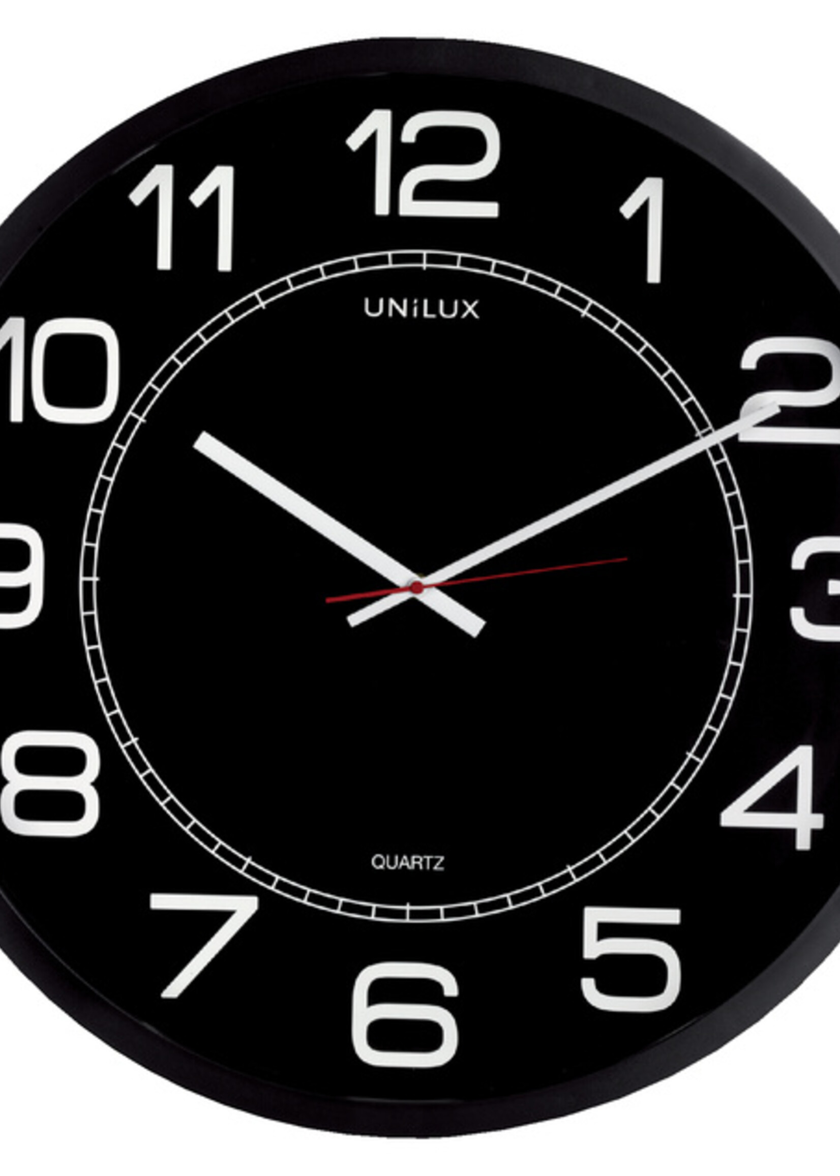 UNILUX Pendule murale Unilux Mega  Ø57,5cm noir