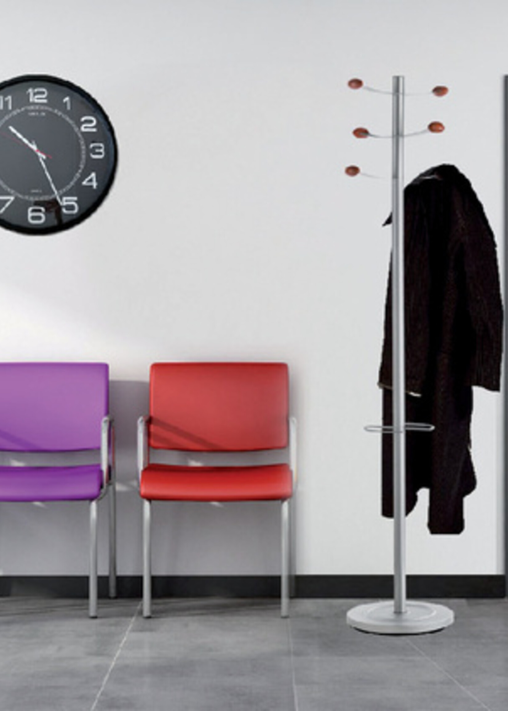 UNILUX Pendule murale Unilux Mega  Ø57,5cm noir