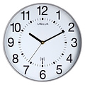 UNILUX Horloge murale Unilux Wave radio-contrôlée Ø30cm gris argenté/blanc