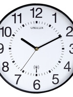 UNILUX Pendule murale Unilux Radio-controlled  Ø37,5cm noir/blanc
