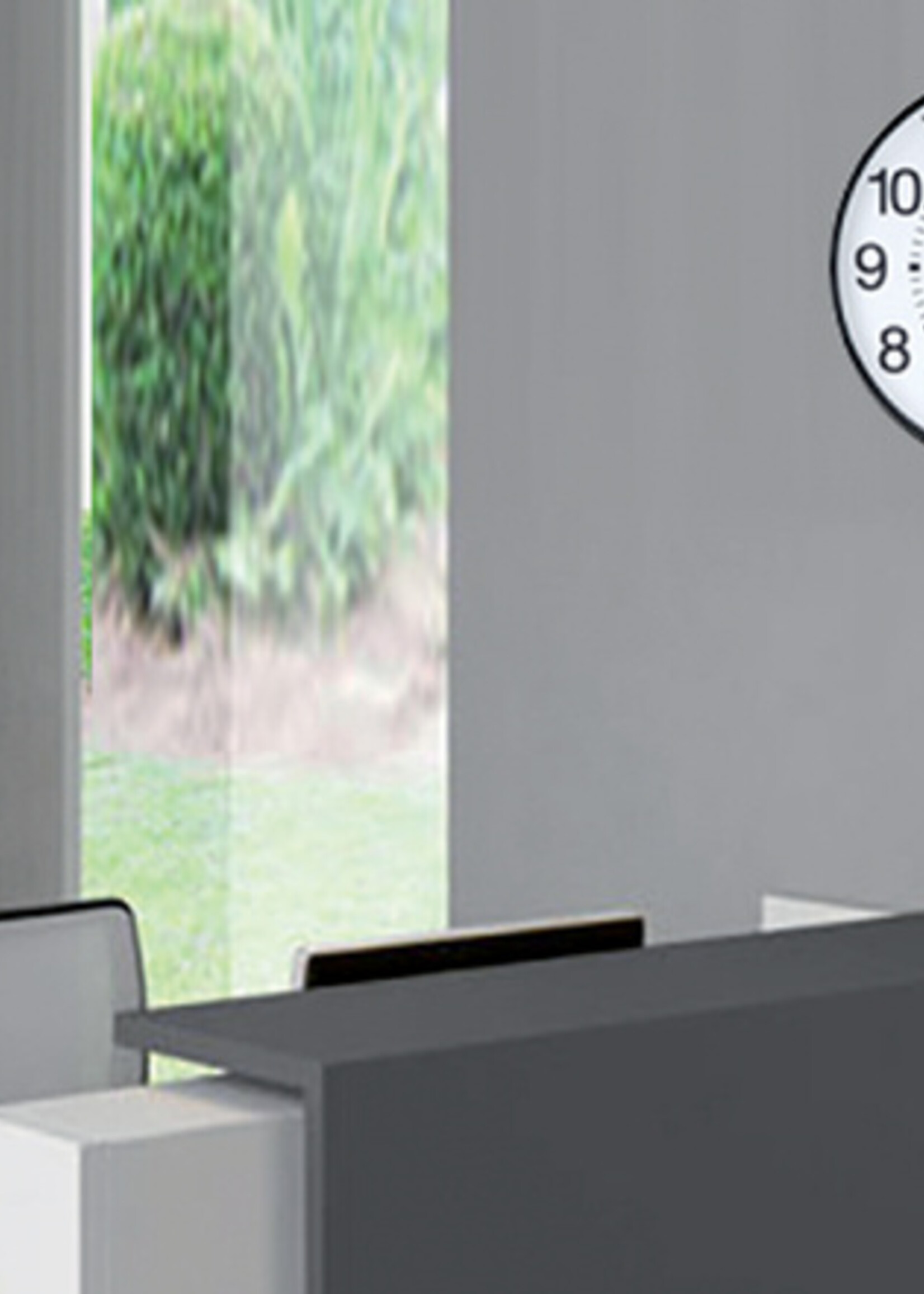 UNILUX Pendule murale Unilux Radio-controlled  Ø37,5cm noir/blanc