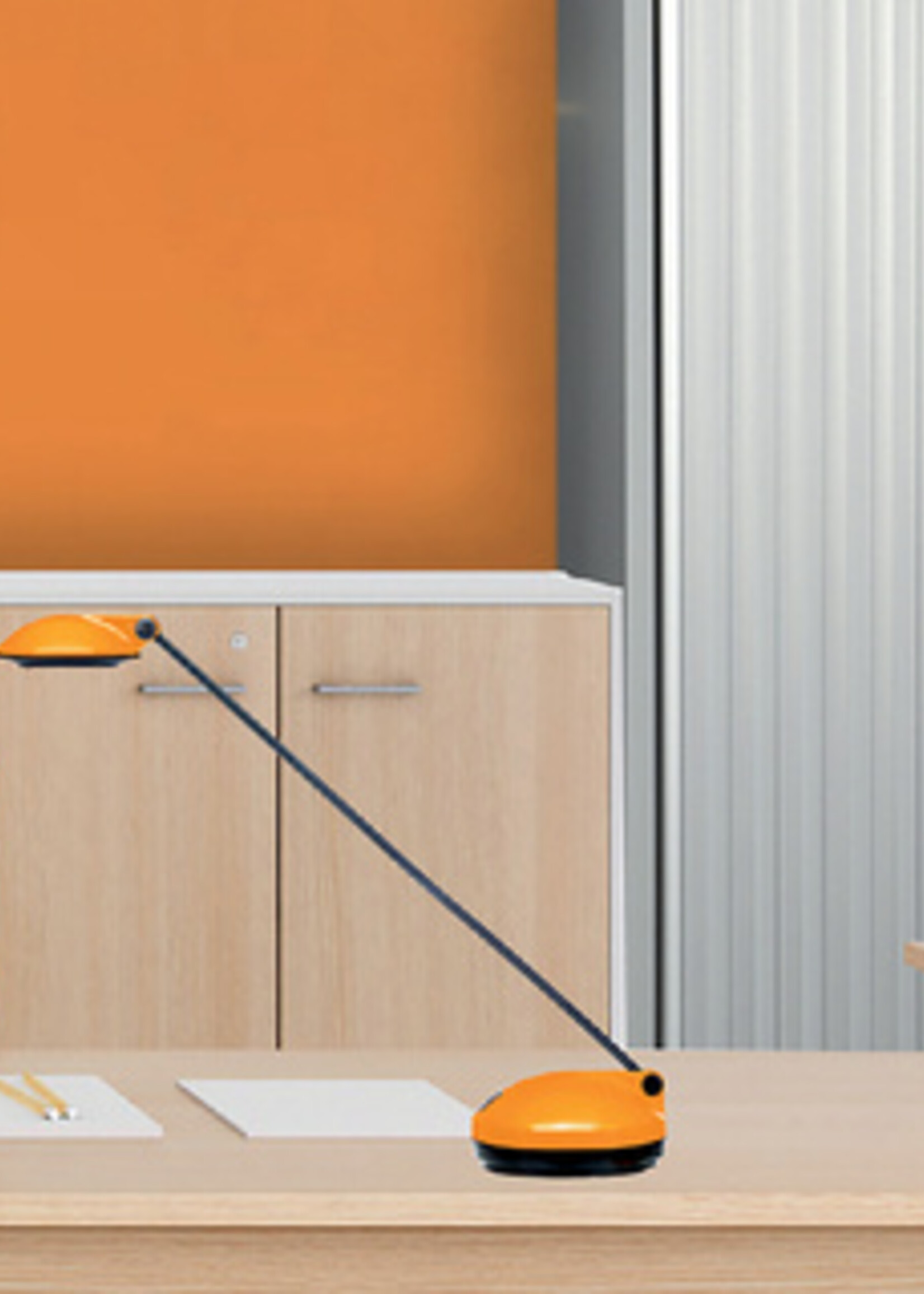 UNILUX Horloge murale Unilux Attraction Ø22cm gris clair/blanc