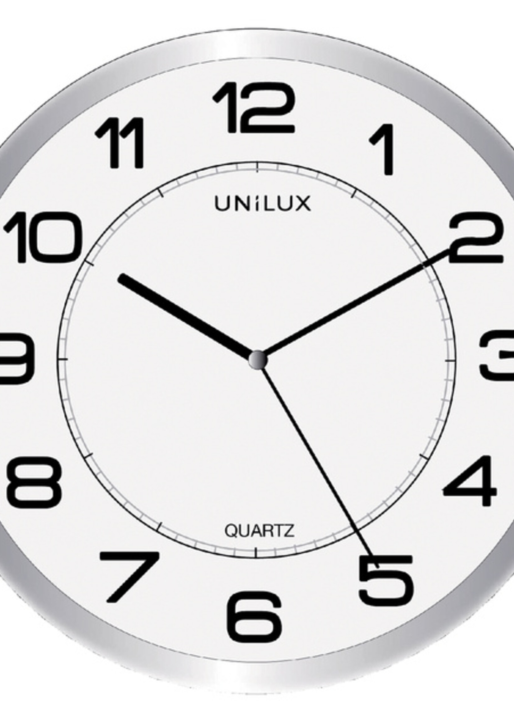 UNILUX Horloge murale Unilux Magnétique Ø30cm gris clair