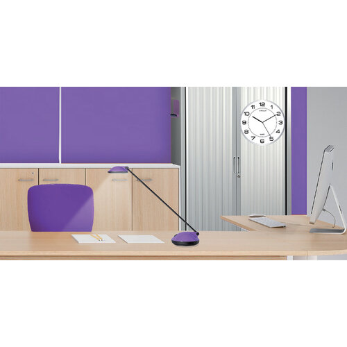 UNILUX Wandklok Unilux Magnet Ø30,5cm lichtgrijs/wit