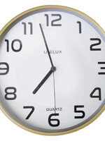 UNILUX Pendule murale Unilux Baltic Ø30,5cm bois blanc