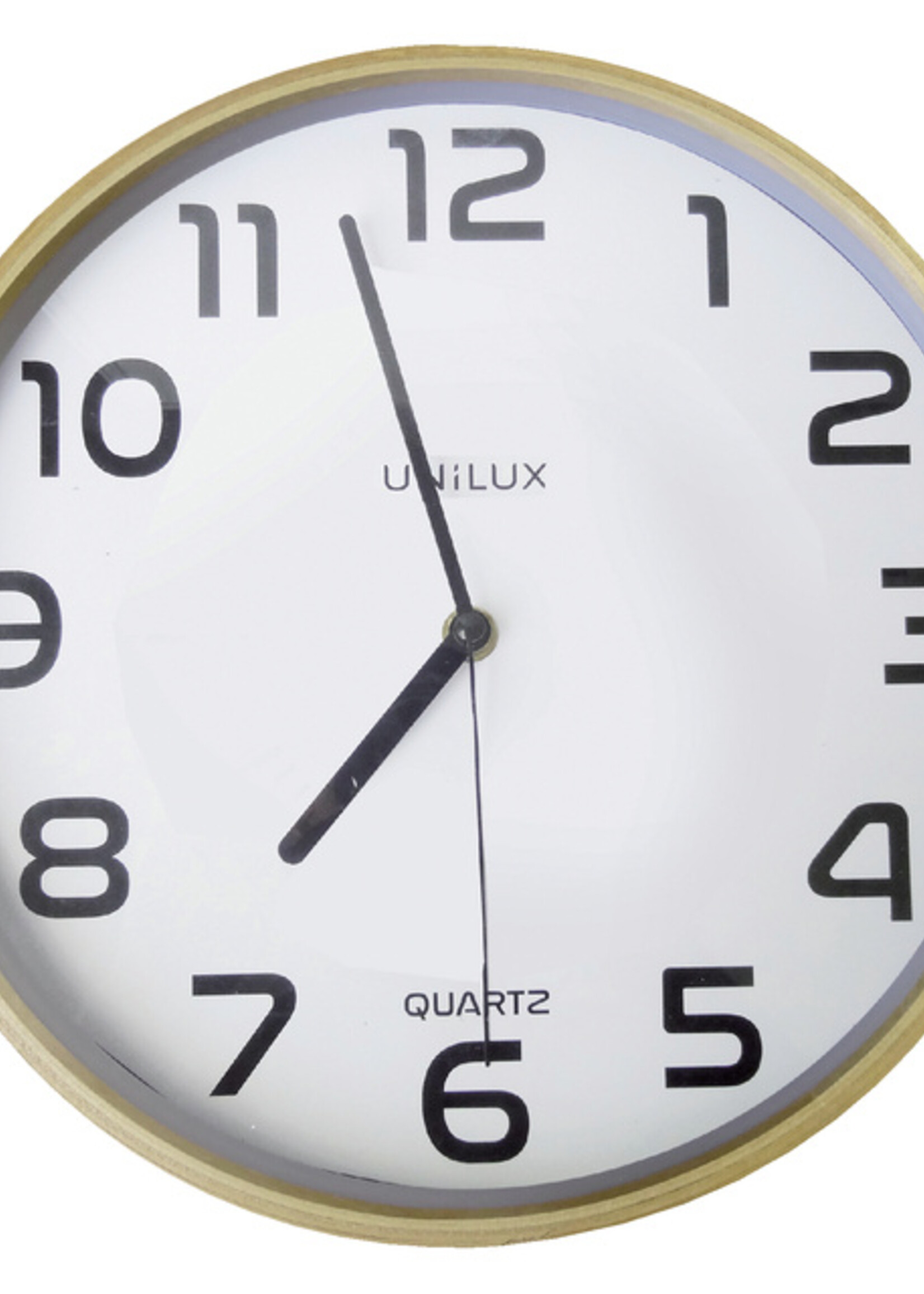 UNILUX Wandklok Unilux Baltic hout wit
