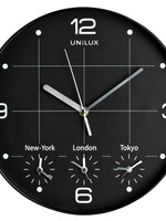 UNILUX Wandklok Unilux On Time  Ø30,5cm zwart/wit