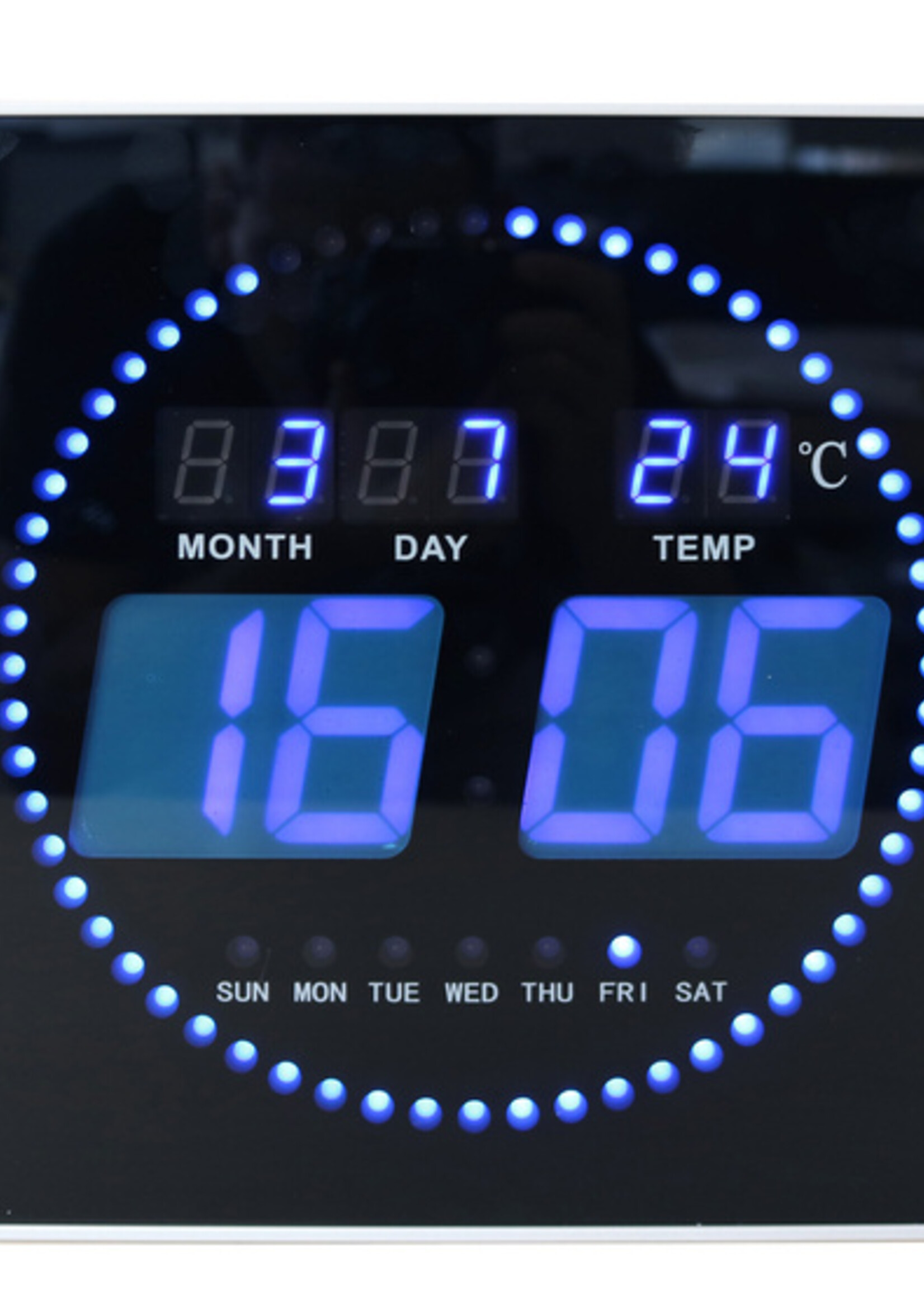 UNILUX Wandklok Unilux Flo LED 28cmx28cm