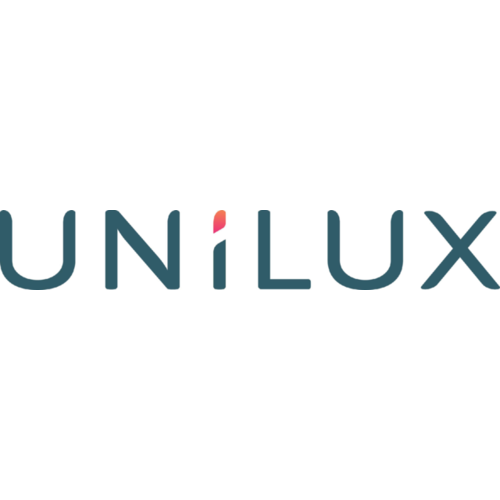 UNILUX Pendule murale Unilux Flo LED 28x28cm noir