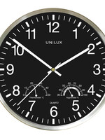 UNILUX Horloge murale Unilux Wetty gris