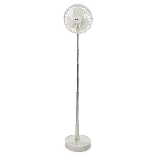 Perel Ventilateur de table Perel pliant et rechargeable Ø17cm