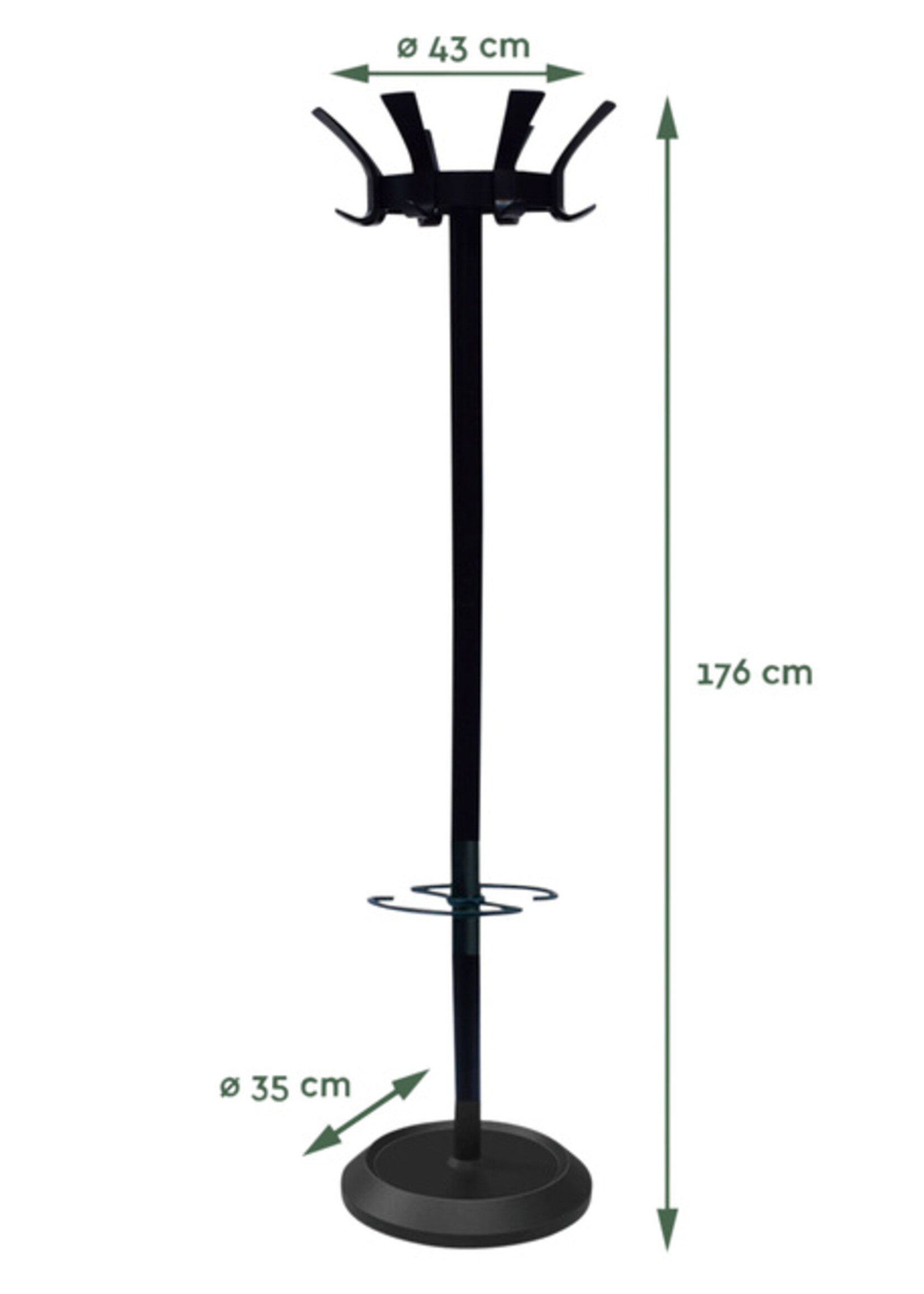 Portemanteau BRASQ Londen sur pied noir