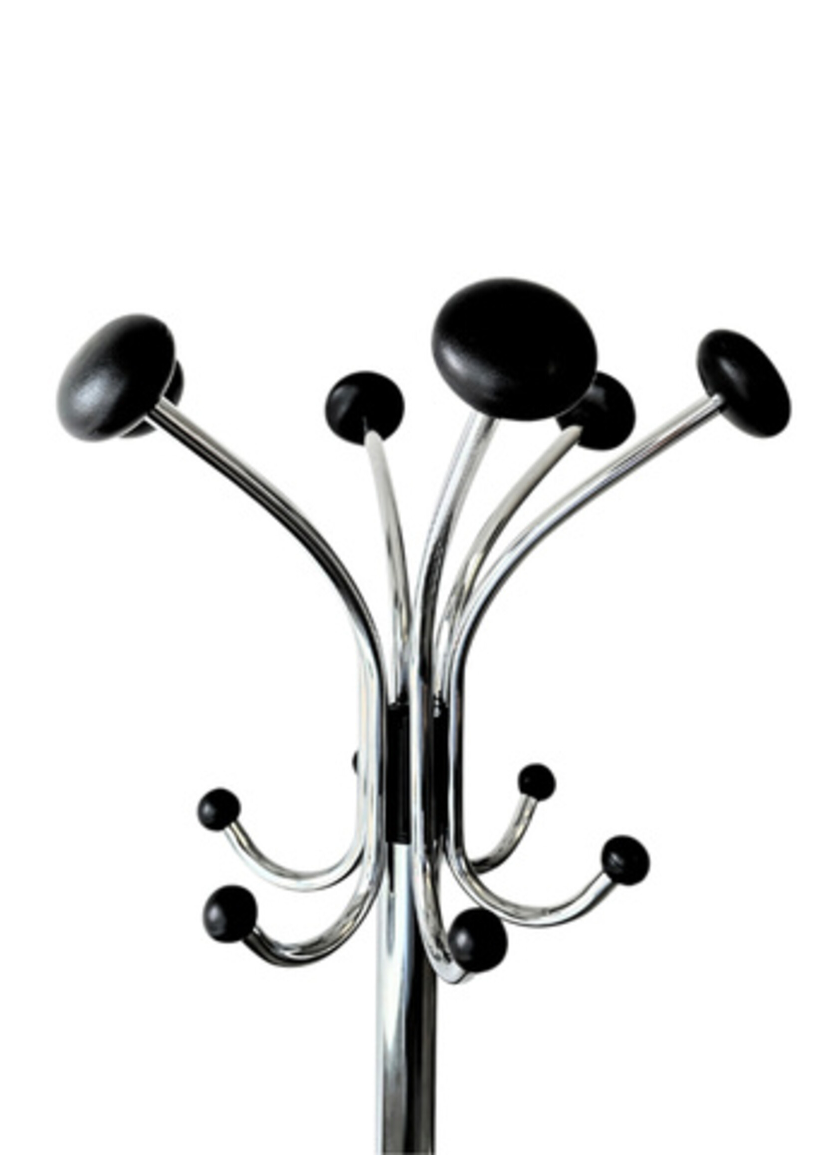 Kapstok BRASQ Brussel staand zwart/zilver