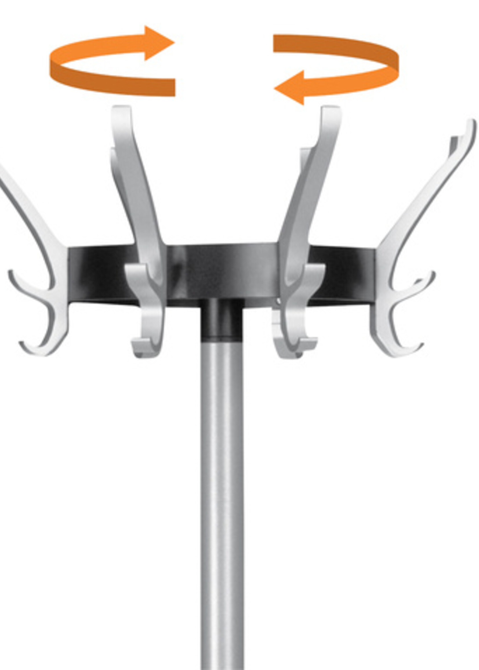 UNILUX Portemanteau Unilux Cypres gris métal