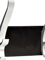 UNILUX Kapstok wand Unilux Cypres 2 haken metallic grijs