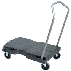 Chariot de transport Rubbermaid pliable 82,6x52cm noir