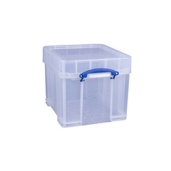 Opbergbox Really Useful 35XL liter 480x390x345 mm transparant wit
