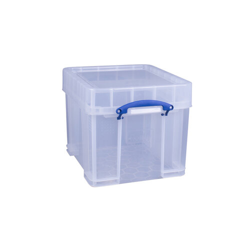 Really Useful BoIte de rangement Really Useful 35 litres 480x390x345mm transparent blanc