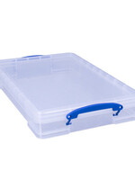 Really Useful Boîte de rangement Really Useful 10 litres 520x340x85mm transparent blanc