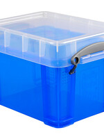 Really Useful Boîte de rangement Really Useful 3 litres 245x180x160mm transparent bleu