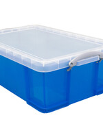 Really Useful Boîte de rangement Really Useful 50 litres 710x440x230mm transparent bleu