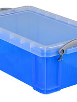 Really Useful Boîte de rangement Really Useful 5 litres 340x200x125mm transparent bleu