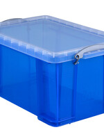 Really Useful Boîte de rangement Really Useful 48 litres 600x400x315mm transparent bleu