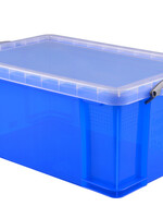 Really Useful Boîte de rangement Really Useful 64 litres 710x440x310mm transparent bleu