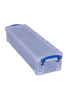 Really Useful Boîte de rangement Really Useful 1,5 litre 355x100x70mm transparent blanc