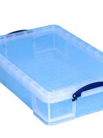 Really Useful Boîte de rangement Really Useful 33 litres 710x440x165mm transparent blanc