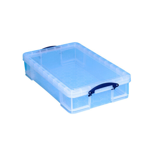 Really Useful Opbergbox Really Useful 33 liter 710x440x165 mm transparant wit