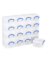 Really Useful Boîte de rangement Really Useful 16x 0,14 litre 280x224x65mm transparent blanc