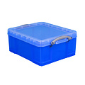 Really Useful Opbergbox Really Useful 18 liter 480x390x200 mm transparant blauw