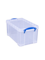 Really Useful Boîte de rangement Really Useful 8 litres 340x200x175mm transparent blanc