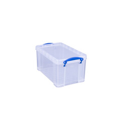 Boîte de rangement Really Useful 8 litres 340x200x175mm transparent blanc