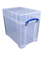 Really Useful Boîte de rangement Really Useful 19 litres XL 395x255x330mm transparent blanc