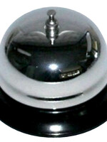 Office Baliebel 85mm hoogte 50mm chroom voet zwart