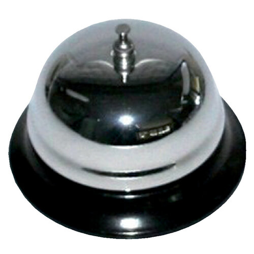 Office Baliebel 85mm hoogte 50mm chroom voet zwart