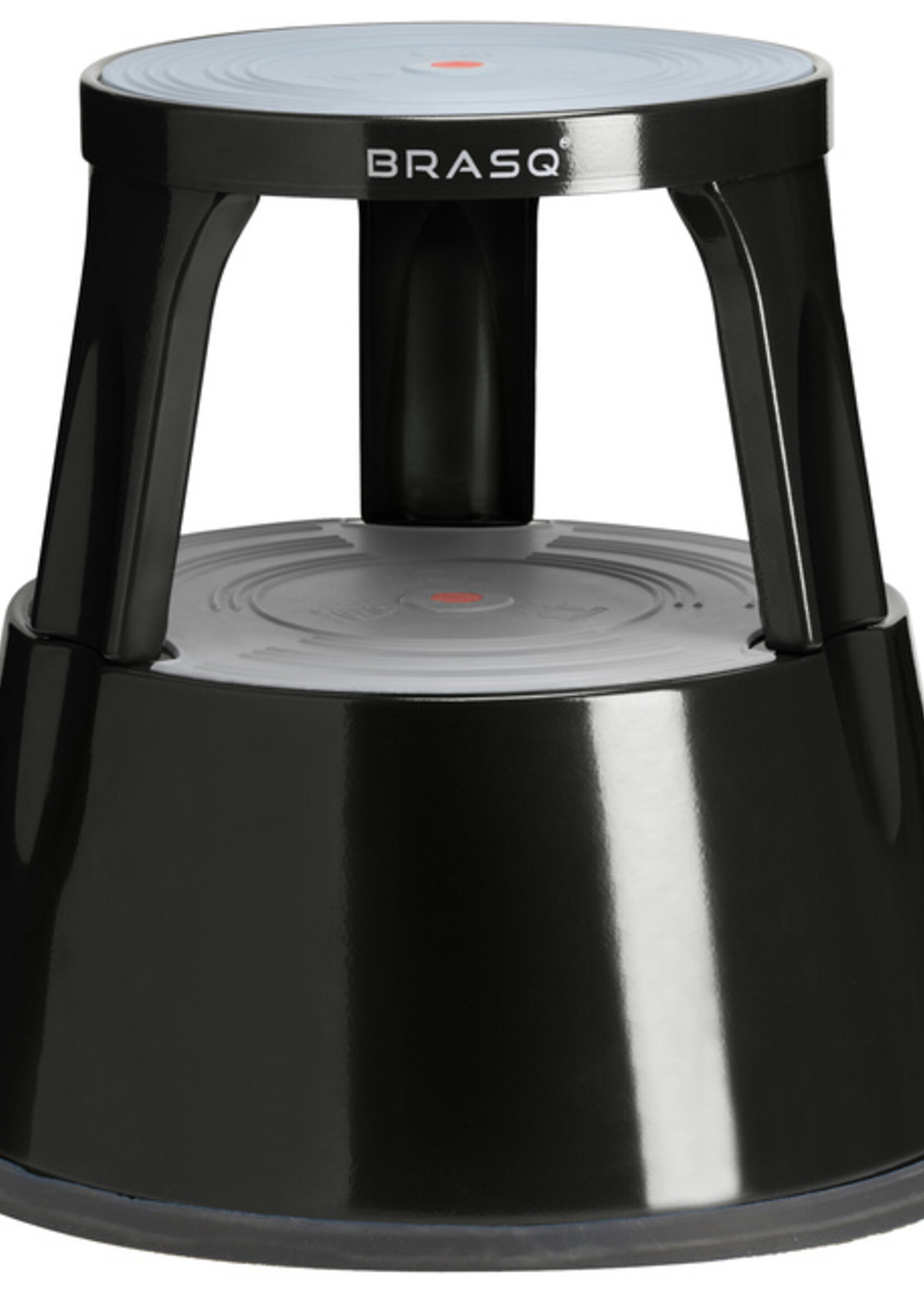 Opstapkruk BRASQ 42cm metaal zwart