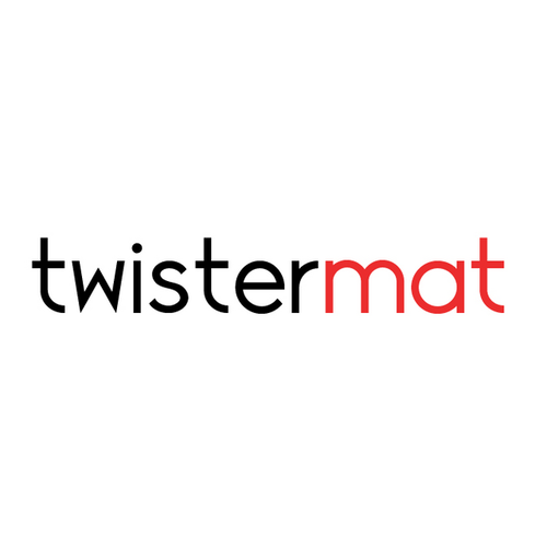 Twistermat Deurmat Twistermat buiten 60x90cm zwart